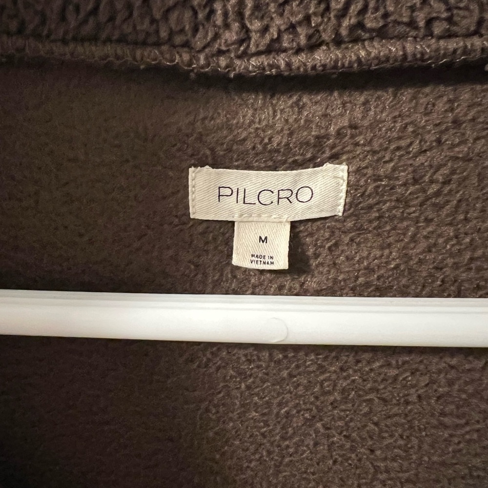 ANTHROPOLOGIE Chocolate Pilcro Half-Zip Pullover Sweatshirt - Picture 11 of 13